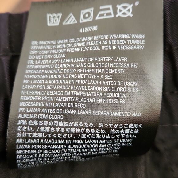 Volcom men's XXL drawstring waist black shorts - Picture 5 of 6